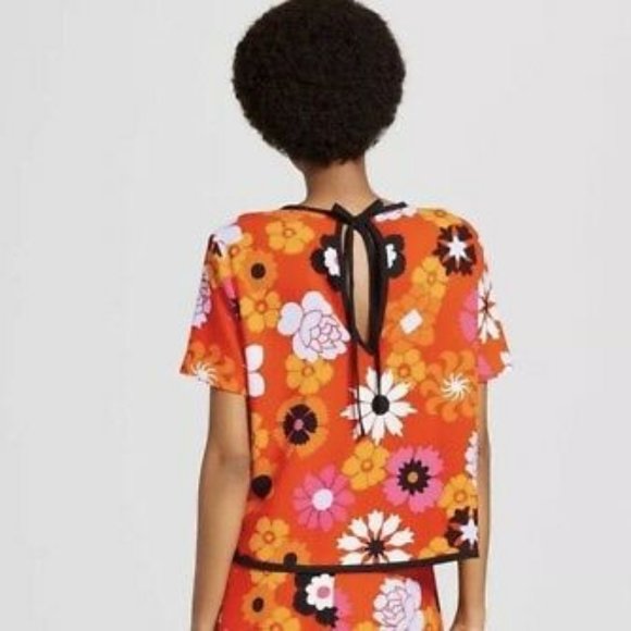 Victoria Beckham x Target Retro Floral Crepe XS - Picture 2 of 3
